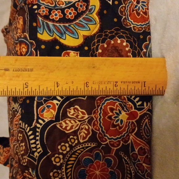 Vera Bradley Tote Vintage Zip Closure - Picture 5 of 10